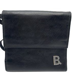 BALENCIAGA Black Leather Wallet